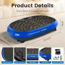 EILISON FitMax 3D XL Vibration Plate Exercise Machine - Whole Body Workout Vibration Platform w/Loop Bands - Lymphatic Drainage Machine for Weight Loss, Shaping, Wellness, Recovery by CozyNest Decor