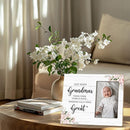 Great Grandma Picture Frame - Great Grandma Baby Announcement Gifts, Promoted to Great Grandma Gifts, Newborn Baby Wooden Frame for Tabletop or Wall Hanging 4x6 Photo by TinyTreasures Baby Boutique