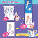 Sticker Dress up Mermaid - Sticker Activity Book for Kids. Learn Girls Fashion Design for Mermaid with Stickers and Guides for Kids 5 and up. Little Designer Creativity Book by TinyTreasures Baby Boutique