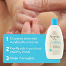 Aveeno Baby Healthy Start Nourishing Newborn Wash, Hypoallergenic Baby Body Wash with Prebiotic Oat Gently Cleanses Delicate Newborn Skin, Fragrance-Free, Tear-Free, Paraben-Free, 8 fl. oz by TinyTreasures Baby Boutique
