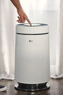 LG PuriCare 360-Degree Single Air Purifier with Clean Booster, ThinQ Wi-Fi and Voice Control (AS330DWR0), 310 sq. ft, White by TinyTreasures Baby Boutique