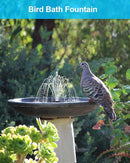 Biling Solar Fountain for Bird Bath with Water Pump Kit, 4.5 W 48 GPH Solar Water Pump with 4ft Tubing for Hummingbird Bath, Small Pond and Fish Tank by GreenHaven Gardens