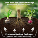 Raised Garden Bed - 4x4 ft Planter Box - Brown HDPE - No Tools Needed - DIY Kit for Urban Gardening, Flowers, Herbs & Vegetables - Made in The USA by GreenHaven Gardens