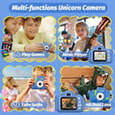 Upgrade Dinosaur Kids Camera, Christmas Birthday Gifts for Girls Boys 3-12, 1080P HD Selfie Digital Video Camera for Toddlers, Cute Portable Little Girls Boys Gifts Toys for 3 4 5 6 7 8 9 Years Old by TinyTreasures Baby Boutique