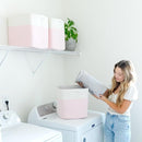 NaturalCozy 13x15x13 Kallax Storage Cubes, 3 Pack | Cotton Rope Cube Storage Bins Woven Baskets for Organizing | Kallax Insert Baskets for Shelves Organizer, Kids Toy, Pantry, Closet, Baby Nursery by TinyTreasures Baby Boutique