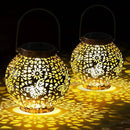 MAGGIFT 2 Pack Solar Lanterns Outdoor Waterproof Hanging Lantern Lights Decorative Solar Light for Garden Table Patio Yard Pathway Walkway,Unique Gifts for Women Gardening,Warm White. by GreenHaven Gardens