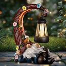 Garden Gnomes Outdoor Statues with Solar Light Funny Gnome Decor Gifts for Women Mom Gnomes Decorations for Home Patio Lawn Yard Garden Decor by GreenHaven Gardens
