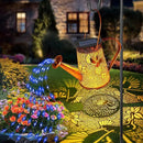 Solar Watering Can Lights, Hummingbird Christmas Gifts for Women Mom Grandma Birthday, Waterproof Outdoor Garden Decor Large Hanging Solar Lanterns Garden Lights for Patio Porch Yard Flowerbed Pathway by GreenHaven Gardens