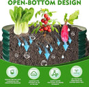 17" Tall Outdoor Garden Raised Garden Bed Kits,5ft X 2ft Oval,0.8MM Thick Metal Raised Planter Bed/Ground Planter Box for Variety of Flowers,Herbs,Vegetables (Dark Green, 60X24X16.5 Inches) by GreenHaven Gardens