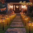 GIGALUMI Solar Lights for Outside,10 Pack Flickering Flame LED Solar Outdoor Lights, Waterproof Solar Garden Lights Maintain 10 Hours of Lighting for Christmas, Garden, Landscape, Path, Yard, Patio by GreenHaven Gardens