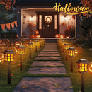 GIGALUMI Solar Lights for Outside,12 Pack Flickering Flame LED Solar Outdoor Lights, Waterproof Solar Garden Lights Maintain 10 Hours of Lighting for Christmas, Garden, Landscape, Path, Yard, Patio by GreenHaven Gardens