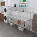 AmGood Double OverShelf Stainless Steel NSF - Many (96" Long x 18" Deep) by CozyNest Decor