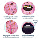 Wildkin ECO rPET 15-inch Kids Backpack – Sustainable, Padded, Adjustable – Horses by TinyTreasures Baby Boutique