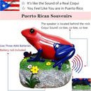 Puerto Rico Souvenirs, Puerto Rican Coqui with Sound, National Symbol of Puerto Rico Decorations Gifts, Novelty Puerto Rican Theme Sculpture Coqui Signs Frog Figurine, Battery Not Included by GreenHaven Gardens