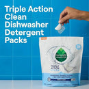 Seventh Generation Triple Action Clean Automatic Dishwasher Detergent Packs with Bio-Enzyme Power, Free & Clear, Fights 48-hour Stuck-on Food, 54 count by CozyNest Decor