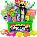 Original Stationery Tropical Glow in The Dark Slime Kit - Multicolor - for Girls & Boys Ages 7 Years and Up - Includes Glow Powder, Foam Beads & Glitter for Neon, Crunchy & Jelly Cube Slimes by TinyTreasures Baby Boutique