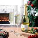 JYB&XY Champagne Flutes Set of 6 Hand Blown Elegant Champagne Glasses With Long Stem Elegant Sparkling Wine Stemware 6.5oz- for Women, Men, Wedding, Anniversary, Christmas, Birthday,Parties by CozyNest Decor