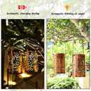 Outdoor Solar Lanterns ,Owls Projection Patterned Outdoor Lanterns with Handles LED Solar Light Outdoor Waterproof Garden Lights for Garden，Yard, Table, Pathway(2 /Bronze) by GreenHaven Gardens