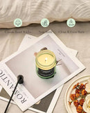 M&SENSE Orange Creamsicle Scented Candle, 7.05oz 50 Hours Slow Burning Non Toxic Natural Soy Wax 2 Wick Candle for Home Scented, Long Lasting Home Fragrance Gifts for Housewarming & Anniversry by CozyNest Decor