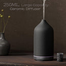 VIVITEST Diffusers for Essential Oils,Stone Oil Diffuser,Ceramic Essential Oil Diffusers Black for Home (250ML) by TinyTreasures Baby Boutique