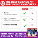 Doctor Jupiter My First Science Kit for Kids Ages 4-5-6-7-8 | Birthday Gift Ideas for 4+ Year Old Boys & Girls | Toy Stem Kit with 100+ Experiments | Learning & Educational Projects by TinyTreasures Baby Boutique