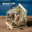 Rolife DIY Miniature House Kit Miller's Garden, Tiny House Kit for Adults to Build, Mini House Making Kit with Furnitures, Halloween/Christmas Decorations/Gifts for Family Friends (Miller's Garden) by TinyTreasures Baby Boutique