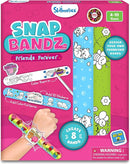 Skillmatics Craft Activity - Snap Bandz, Friendship Bands, DIY Jewelry Art & Craft Activity, Mess-Free, Creative Kit, 8 Bands (8.6"), Gifts for Girls & Boys Ages 4, 5, 6, 7, 8, 9, 10 by TinyTreasures Baby Boutique
