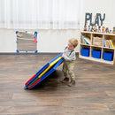 Children's Factory Rainbow Folding Gym Mat, 4' x 6', CF321-145, Toddler and Baby Preschool Activity Floor Mat, Kids Soft Play Equipment for Playroom by TinyTreasures Baby Boutique