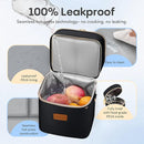 Breastmilk Cooler Bag with Ice Pack & Pacifier Case, Large Double Layer Insulated Baby Bottle Cooler Fits 6 Bottles, Breast Pump Storage Bag for Working Nursing Moms, with Gift Box by TinyTreasures Baby Boutique