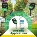 Soil pH Meter Soil Moisture Meter 8 in 1 Fertility Salt Moisture pH EC Light Humidity Temp Accurate Soil pH Test Kit for Garden and Hydroponics by GreenHaven Gardens