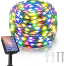 Ollny Solar String Lights Outdoor, 66FT 200LED Solar Fairy Lights with 8 Modes, IP67 Waterproof for Outside Yard Garden Patio Camping Party, Multicolor by GreenHaven Gardens