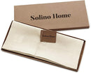 Solino Home Linen Ivory Table Runner 90 Inches Long - 100% Pure Linen 14 x 90 Inch Table Runner for Dining, Fall, Autumn, Thanksgiving - Fete by CozyNest Decor
