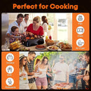 Accurate Smart Wireless Meat Thermometer - 4 Probes, Long Range Bluetooth, Real-time Alerts, Dishwasher Clean, Waterproof, Digital Cooking Thermometer for Grill, BBQ, Oven, Smoker by TinyTreasures Baby Boutique