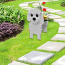 Maltese Dog Planter Plant Pots,Cute Garden Dog Flower Planter,Dog Planters Birthday Gifts for Women,Office,Indoor/Outdoor Decor（9.45 * 7.36 * 13.39in） by GreenHaven Gardens