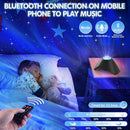 Galaxy Projector, Star Night Light Projector with Bluetooth Connection for Music and Timer and Remote Control for Kids Adults Bedroom Party Bar Decoration (Black) by TinyTreasures Baby Boutique