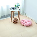 qqpp EVA Rubber 18 Tiles Interlocking Puzzle Foam Floor Mats - Baby Play Mat for Playing | Exercise Mat for Home Workout. Beige. QC-Jb18N by TinyTreasures Baby Boutique