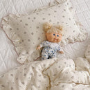 BuLuTu Cotton Muslin Kids Toddler Pillowcase with Ruffles, Chic Shabby Floral Pillow Cases, Girls Pillow Covers Fit 12"x16"/13"x18"/14"x19" Kids Pillow, Envelope Closure, Primrose Pattern, 1 Pack by TinyTreasures Baby Boutique