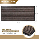 Yimobra Front Door Mat Outdoor Indoor Entrance, 100% Waterproof All-Season All Weather Doormat, Welcome Matt Outside Entry, Non Slip, Low Profile, Heavy Duty Patio Porch Floor Mats,47 x 24 by CozyNest Decor