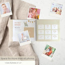 Baby Book Keepsake Gender Neutral to Paste Photos and Writing with +50 Pages and Stickers - Baby Memory Book from the First Year to 5th - Newborn Gifts, Baby Shower and Gender Reveal by TinyTreasures Baby Boutique