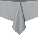 sancua Square Tablecloth - 70 x 70 Inch - Stain and Wrinkle Resistant Washable Polyester Table Cloth, Decorative Fabric Table Cover for Dining Tables, Buffet Parties and Camping, Silver Grey by CozyNest Decor