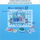 Snap Circuits Jr. SC-100 Electronics Exploration Kit, Over 100 Projects, Full Color Project Manual, 28 Parts, STEM Educational Toy for Kids 8 + by TinyTreasures Baby Boutique