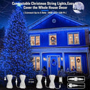 JMEXSUSS 66ft 200 LED Blue Christmas Lights Indoor Outdoor, Connectable Blue String Lights Clear Wire Plug in, 8 Modes Blue Fary Lights for Halloween Tree Party Bedroom Wall Christmas Decoration by GreenHaven Gardens
