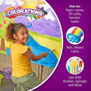 Colorations Paraben-Free Simply Tempera Paint for Kids - Set of 11 Gallons, Vibrant Poster and Classroom Paint, Made in United States, Non-Toxic, Arts and Crafts Supplies by TinyTreasures Baby Boutique