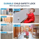 Pack of 12 Magnetic Cabinet Locks for Child Safety with 3 Keys, 3M Adhesive Easy Installation, Baby Proofing Magnetic Locks for Cabinets and Drawers(12 Locks + 3 Keys) by TinyTreasures Baby Boutique