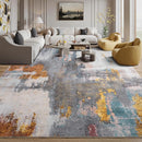 Kelarea Living Room Rug, 6x9 Rug Modern Abstract Washable Rugs Grey Faux Wool Vintage Carpet, Non Slip Rugs for Living Room, Bedroom, Dining Room, Kids Playroom, Home Office by TinyTreasures Baby Boutique
