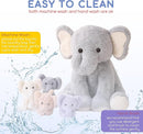 5 Pieces Elephant Stuffed Animals for Girls, 1 Mommy Elephant with 4 Babies Soft Plush Set Toys Gifts for Kids Children 3 4 5 6 7 8 9 Years, Christmas, Birthday, Children's Day by TinyTreasures Baby Boutique