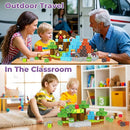 Magnetic Blocks, Magnetic Tiles Building Blocks, Magnet Cubes Toddler Kids Toys, Sensory STEM Toys for 3-5 4-6 5-7 6-8 Year Old Boys Girls Easter Birthday Gifts Travel Outdoor Kids Games (0.8IN/2CM) by TinyTreasures Baby Boutique