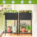 Raised Garden Bed, Raised Planter Box with Legs, Outdoor Metal Elevated Garden Bed, Small Standing Raised Beds Flower Bed for Gardening, Backyard, Balcony, Patio by GreenHaven Gardens