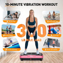 Vibration Plate Exercise Machine - 180 Speeds & 300 lb Capacity, Full Body Workout Vibration Platform with Remote Control for Lymphatic Drainage, Weight Loss & Toning by CozyNest Decor