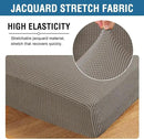 H.VERSAILTEX Super Stretch Individual Chaise Cover Sectional Couch Covers for L Shaped Sofa Both Left/Right Featuring Thick Jacquard Textured Twill Fabric (1 Piece Chaise Cover, Taupe) by CozyNest Decor